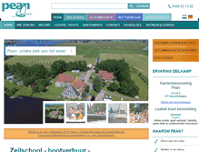 Tablet Screenshot of pean.nl